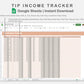 Google Sheets - Tip Income Tracker - Neutral