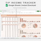 Google Sheets - Tip Income Tracker - Neutral