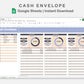 Google Sheets - Cash Envelope - Sweet