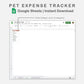 Google Sheets - Pet Expense Tracker - Neutral