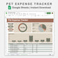 Google Sheets - Pet Expense Tracker - Earthy