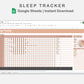 Google Sheets - Sleep Tracker - Neutral