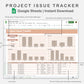 Google Sheets - Project Issue Tracker - Neutral