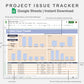 Google Sheets - Project Issue Tracker - Sweet