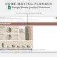 Google Sheets - Home Moving Planner - Earthy