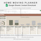 Google Sheets - Home Moving Planner - Earthy