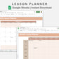 Google Sheets - Lesson Planner - Neutral