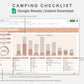 Google Sheets - Camping Checklist - Neutral