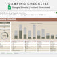 Google Sheets - Camping Checklist - Earthy