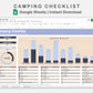 Google Sheets - Camping Checklist - Sweet