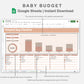 Google Sheets - Baby Budget - Neutral