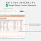 Google Sheets - Kitchen Inventory - Neutral