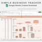 Google Sheets - Simple Business Tracker  - Neutral