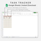 Google Sheets - Task Tracker  - Earthy