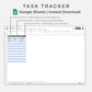 Google Sheets - Task Tracker  - Sweet