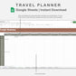 Google Sheets - Travel Planner  - Earthy