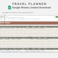 Google Sheets - Travel Planner  - Earthy