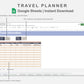 Google Sheets - Travel Planner  - Sweet