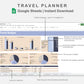 Google Sheets - Travel Planner  - Sweet
