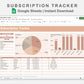 Google Sheets - Subscription Tracker - Neutral