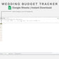 Google Sheets - Wedding Budget Tracker - Boho