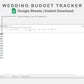 Google Sheets - Wedding Budget Tracker - Earthy