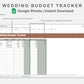 Google Sheets - Wedding Budget Tracker - Earthy