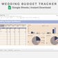 Google Sheets - Wedding Budget Tracker - Sweet
