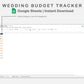Google Sheets - Wedding Budget Tracker - Sweet