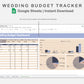 Google Sheets - Wedding Budget Tracker - Sweet