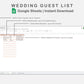 Google Sheets - Wedding Guest List - Neutral