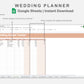 Google Sheets - Wedding Planner - Neutral