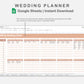 Google Sheets - Wedding Planner - Neutral