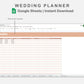 Google Sheets - Wedding Planner - Neutral