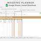 Google Sheets - Wedding Planner - Boho