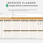 Google Sheets - Wedding Planner - Boho