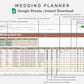 Google Sheets - Wedding Planner - Earthy