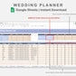 Google Sheets - Wedding Planner - Sweet