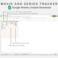 Google Sheets - Movie and Series Tracker - Neutral