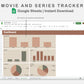 Google Sheets - Movie and Series Tracker - Earthy