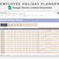 Google Sheets - Employee Holiday Planner - Sweet