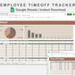 Google Sheets - Employee Time off Tracker - Earthy