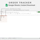 Google Sheets - Order Tracker - Neutral