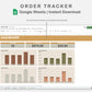 Google Sheets - Order Tracker - Boho