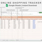 Google Sheets - Online Shopping Tracker - Neutral