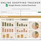 Google Sheets - Online Shopping Tracker - Boho