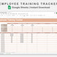 Google Sheets - Employee Training Tracker - Neutral