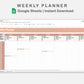 Google Sheets - Weekly Planner - Neutral