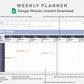 Google Sheets - Weekly Planner - Sweet