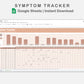 Google Sheets - Symptom Tracker - Neutral